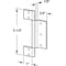 Prime-Line Prime-Line 3/4 in. L Natural Door Hinge 1 pk K5093 - alternate 2